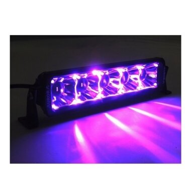 10" (25.4 CM) AURORA "D6 SINGLE ROW RGB" SERIJOS ŽIBINTAS 75W SPOT, PROL41 10" (25.4 CM) AURORA "D6 SINGLE ROW RGB" SERIJOS ŽIBINTAS 75W SPOT, PROL41