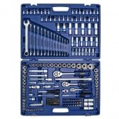 1/4" + 3/8" + 1/2" GALVUČIŲ IR RAKTŲ RINKINYS 218VNT. 1/4" + 3/8" + 1/2" GALVUČIŲ IR RAKTŲ RINKINYS 218VNT.