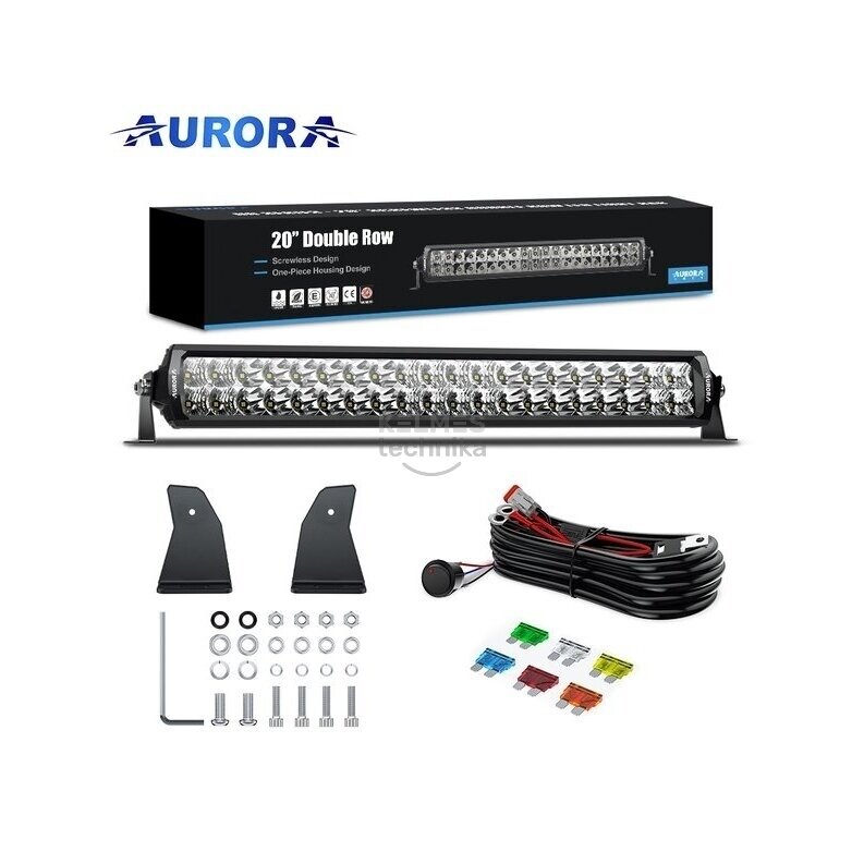 20" (50.8 cm) AURORA "D5 Double row" serijos žibintas 200W COMBO 20" (50.8 cm) AURORA "D5 Double row" serijos žibintas 200W COMBO
