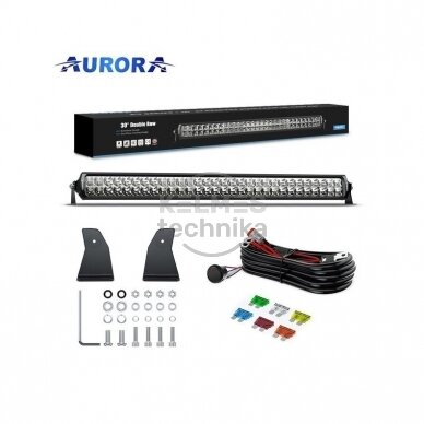 30" (76.2 cm) AURORA "D5 Double row" serijos žibintas 300W COMBO