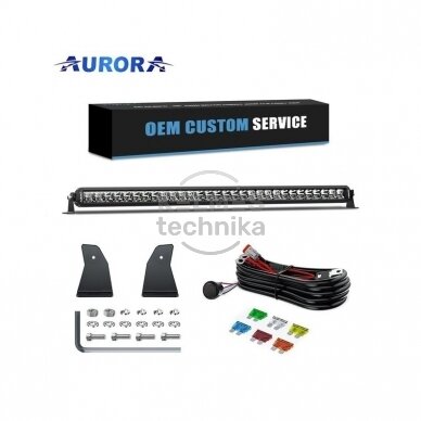 30" (76.2 cm) AURORA "D5 Single row" serijos žibintas 150W COMBO