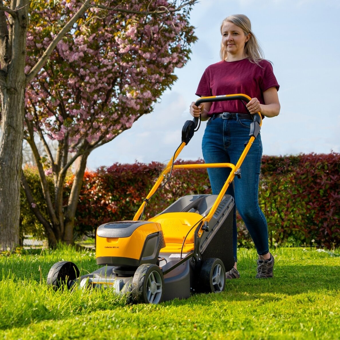 Akumuliatorinė vejapjovė Stiga Collector 48 S AE Kit 9 Akumuliatorinė vejapjovė Stiga Collector 48 S AE Kit 9
