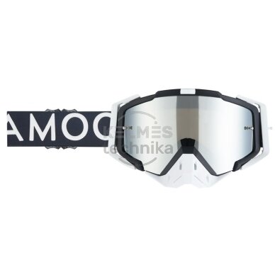 Akiniai AMOQ Aster MX Juoda-Balta Akiniai AMOQ Aster MX Juoda-Balta