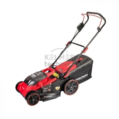 Akumuliatorinė vejapjovė su 8.0Ah akumuliatoriais 40V (20V+20V) LI-ION 1
