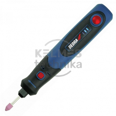 Akumuliatorinis tiesinis šlifuoklis DED7940Z1, 3.6 V, USB Akumuliatorinis tiesinis šlifuoklis DED7940Z1, 3.6 V, USB