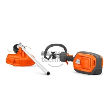 Akumuliatorinis trimeris HUSQVARNA 325iLK su žoliapjovės priedu 1 Akumuliatorinis trimeris HUSQVARNA 325iLK su žoliapjovės priedu 1