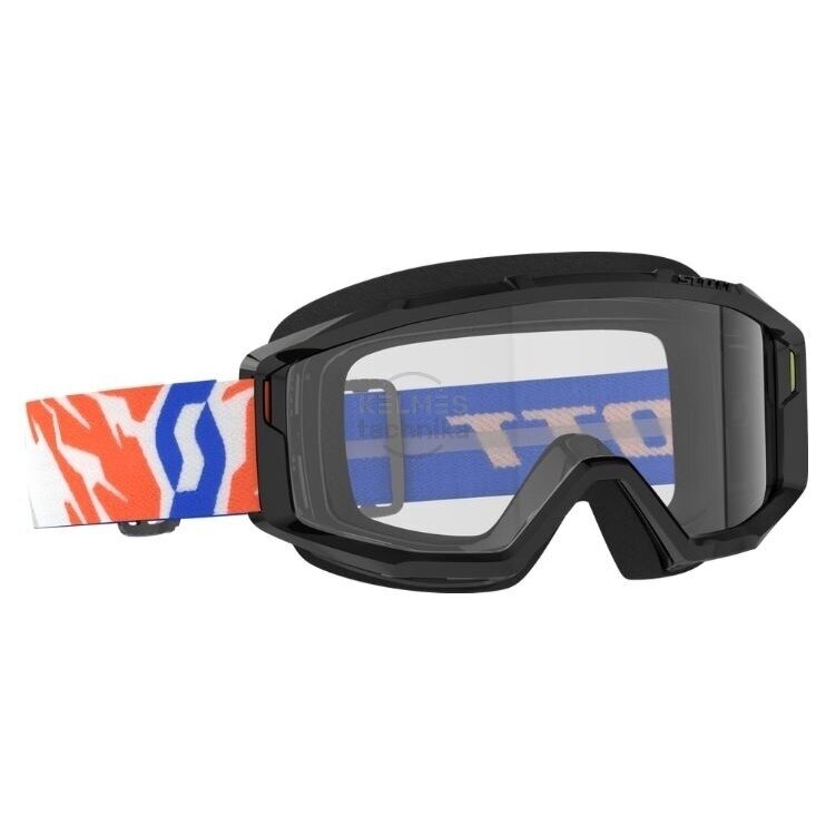 Akiniai Scott Goggle Primal youth juodai skaidrūs