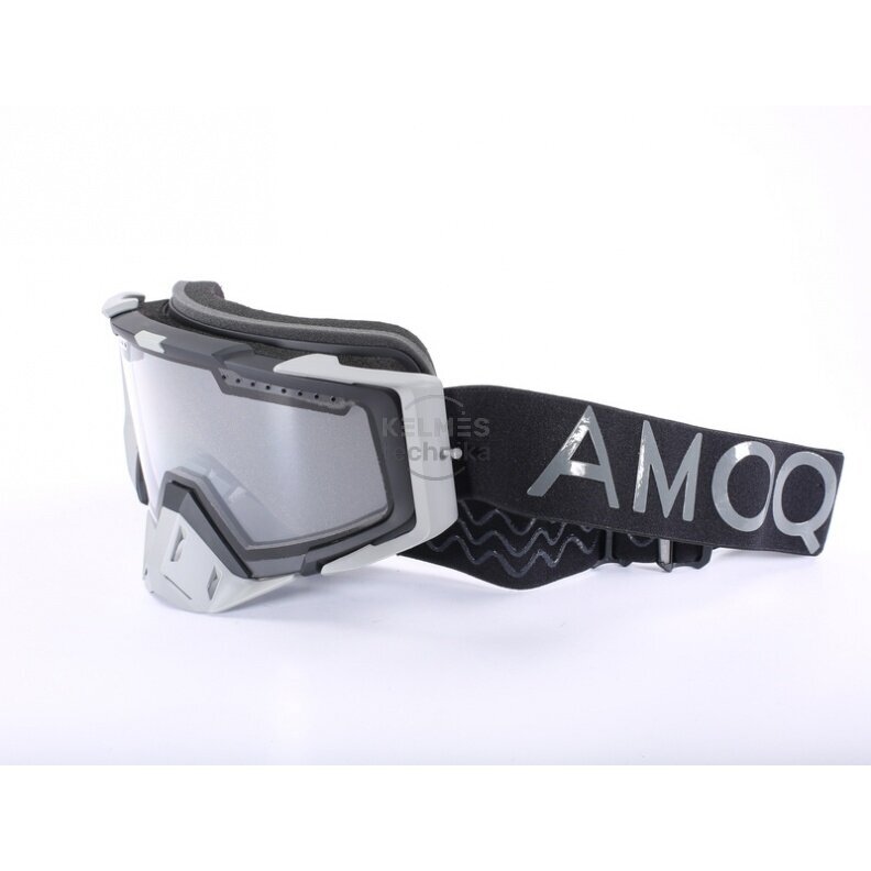 Akiniai AMOQ Aster Snow Goggles Black-Grey Clear skaidrus stiklas 1 Akiniai AMOQ Aster Snow Goggles Black-Grey Clear skaidrus stiklas 1