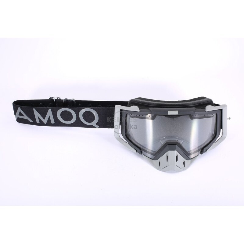 Akiniai AMOQ Aster Snow Goggles Black-Grey Clear skaidrus stiklas Akiniai AMOQ Aster Snow Goggles Black-Grey Clear skaidrus stiklas