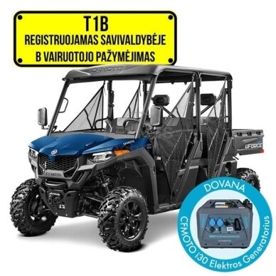 Bagis CFMOTO UFORCE 800 XL EPS T1b (mini traktorius) Bagis CFMOTO UFORCE 800 XL EPS T1b (mini traktorius)