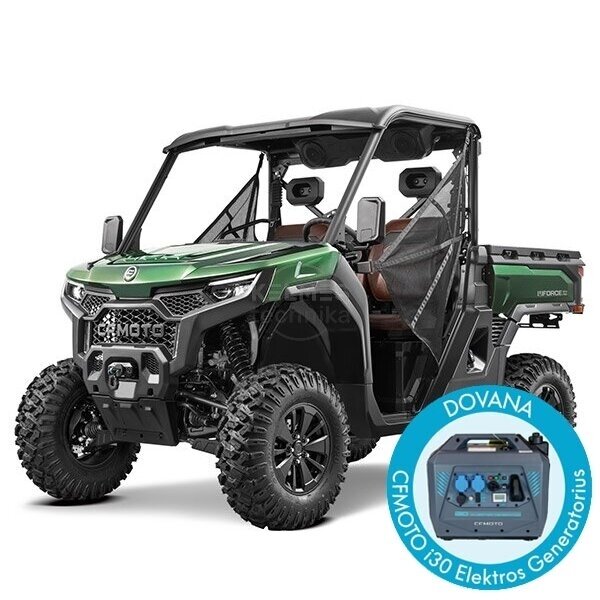 Bagis CFMOTO U10 PRO EPS T1 (mini traktorius) (Žalia)