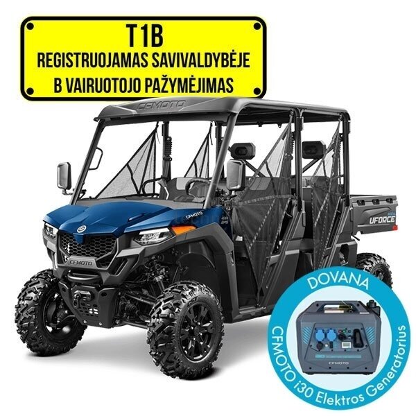 Bagis CFMOTO UFORCE 800 XL EPS T1b (mini traktorius) Bagis CFMOTO UFORCE 800 XL EPS T1b (mini traktorius)