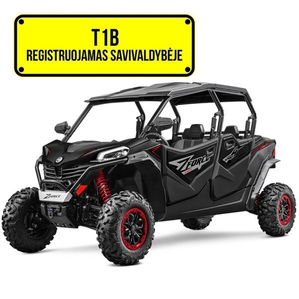 Bagis CFMOTO ZFORCE 950 SPORT-4 EPS T1b (mini traktorius), juodas Bagis CFMOTO ZFORCE 950 SPORT-4 EPS T1b (mini traktorius), juodas