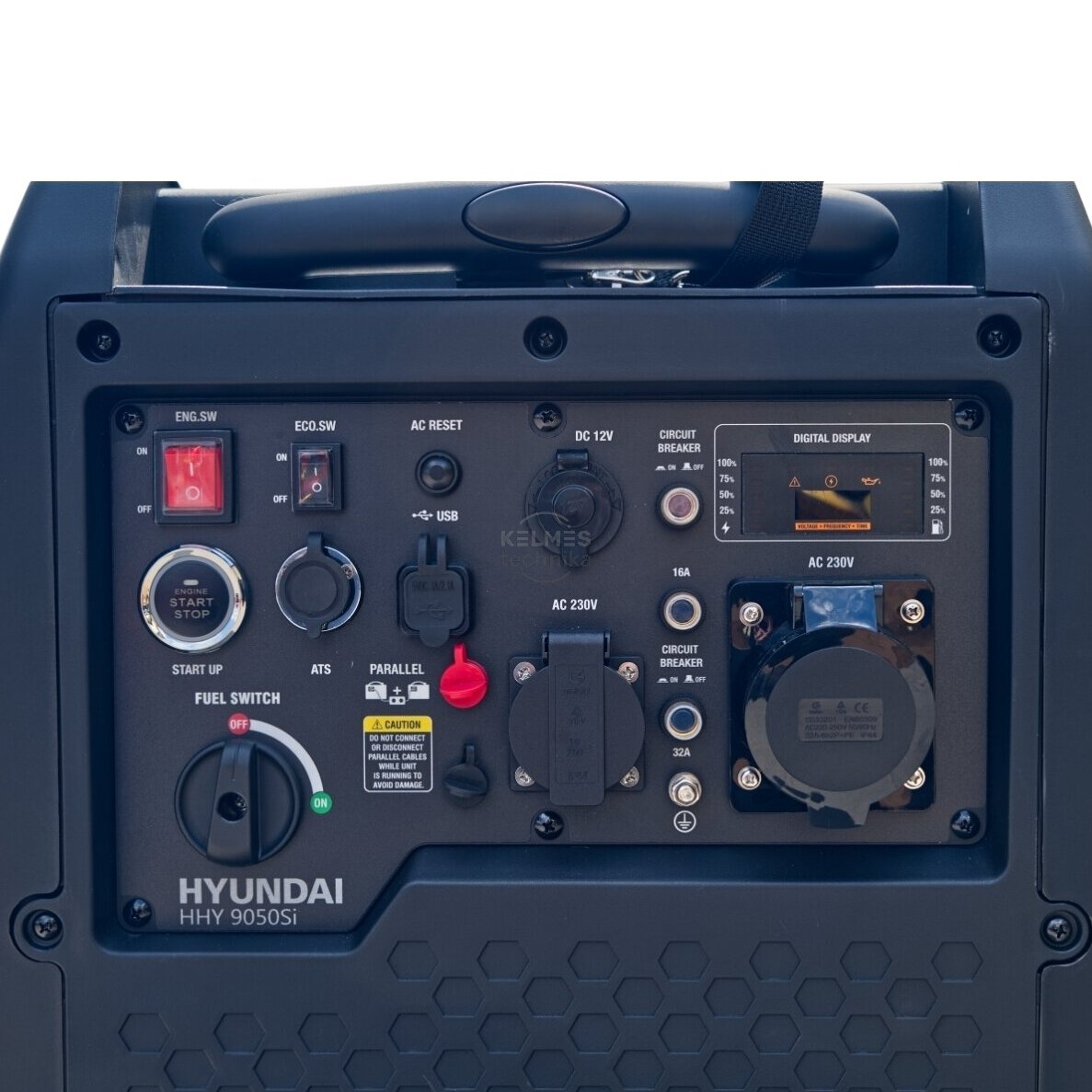 Benzininis inverterinis generatorius Hyundai HHY9050Si 7 Benzininis inverterinis generatorius Hyundai HHY9050Si 7