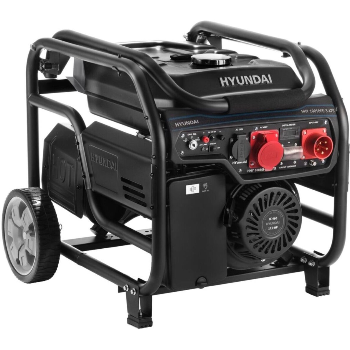 Benzininis elektros generatorius HYUNDAI HHY 10050FE-3 ATS