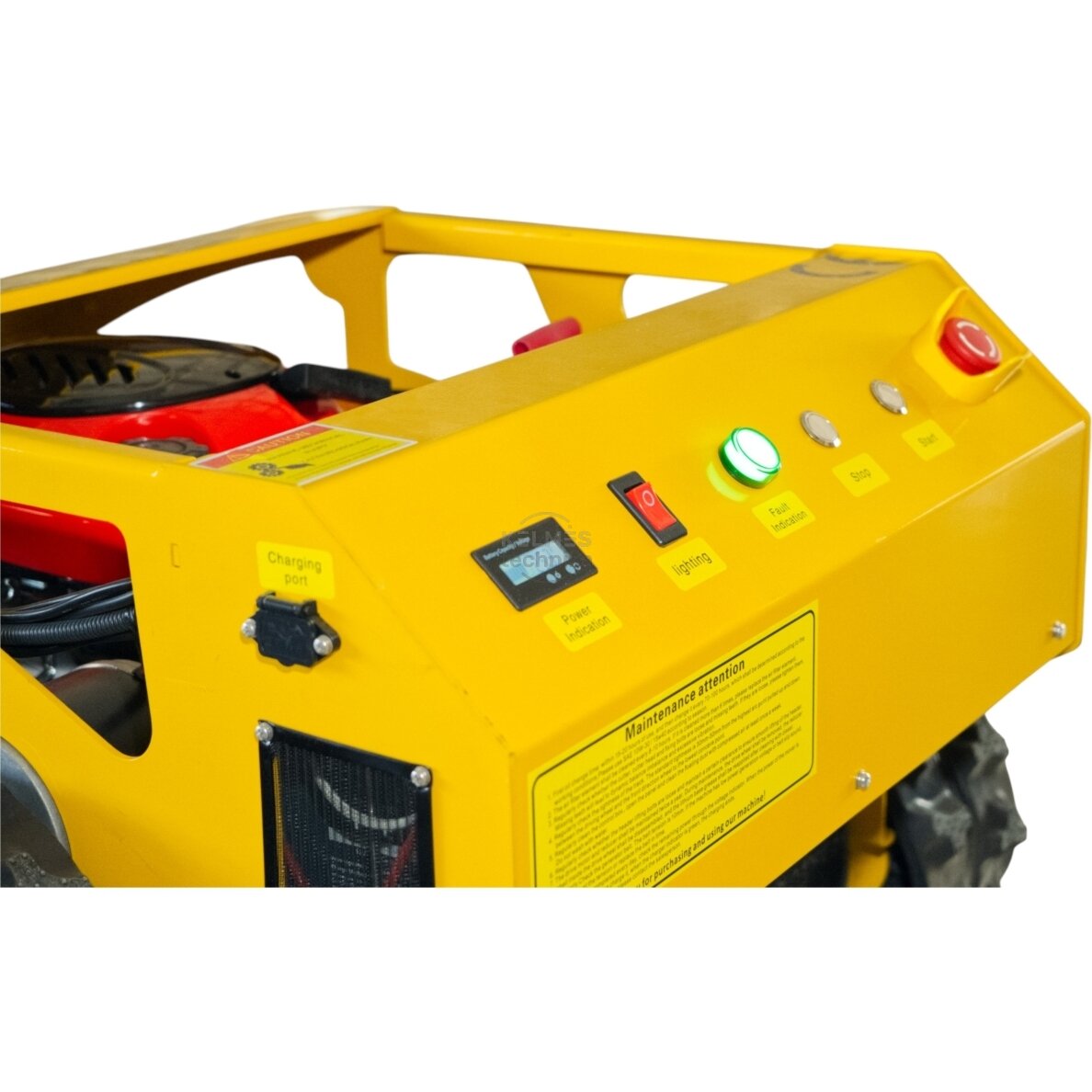 Benzininė Žoliapjovė - Robotas GUST 550, 55cm, Loncin 196cc, su sniego peiliu 19