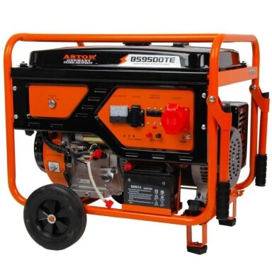 Benzininis generatorius ASTOR BS-9500TE (trifazis)