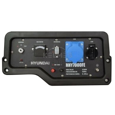 Benzininis elektros generatorius Hyundai HHY7000FEK 5500 W 5