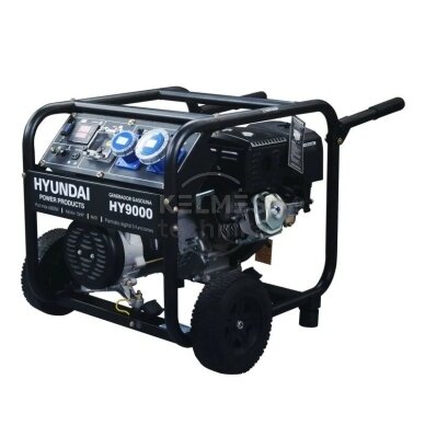 Benzininis generatorius HYUNDAI HY9000K (6,5 kW)