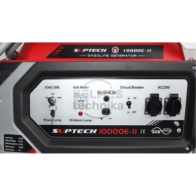 Benzininis generatorius SUPTECH 10000E-II (vienfazis) 1 Benzininis generatorius SUPTECH 10000E-II (vienfazis) 1