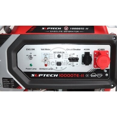 Benzininis generatorius SUPTECH 10000TE-II (trifazis) 1