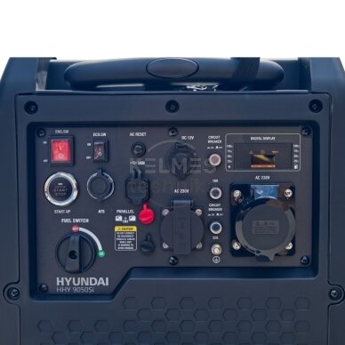 Benzininis inverterinis generatorius Hyundai HHY9050Si 7 Benzininis inverterinis generatorius Hyundai HHY9050Si 7