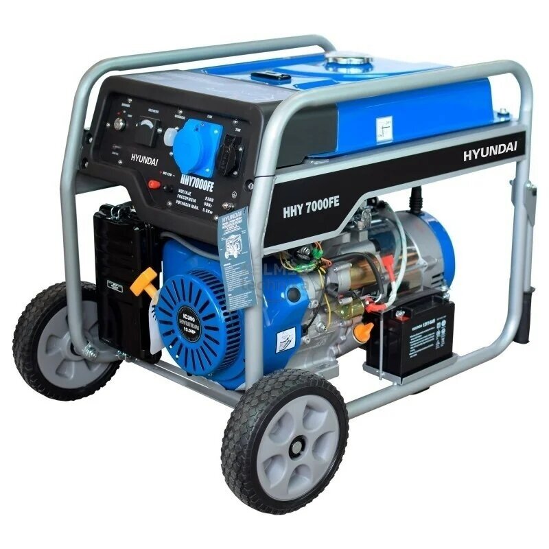 Benzininis elektros generatorius Hyundai HHY7000FEK 5500 W Benzininis elektros generatorius Hyundai HHY7000FEK 5500 W