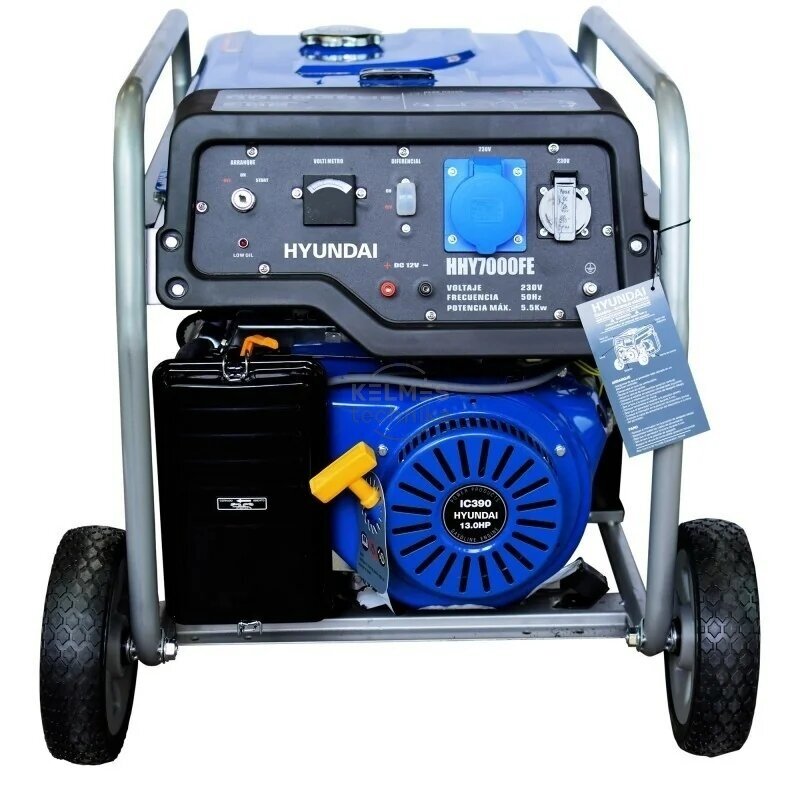Benzininis elektros generatorius Hyundai HHY7000FEK 5500 W 3
