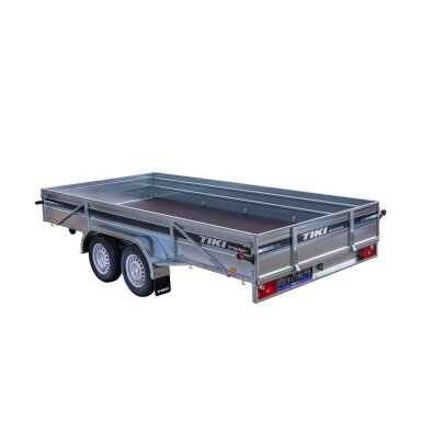 Bortinė priekaba CP410-DRBH 2100kg