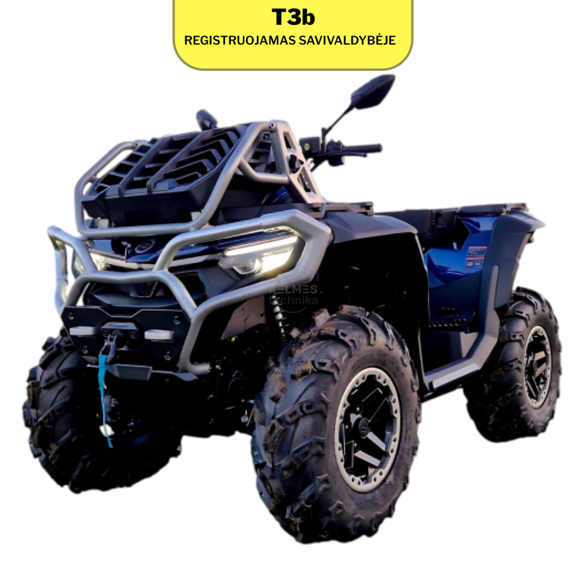 CFMOTO CFORCE 1000 MV G3 keturratis T3b, mėlynas
