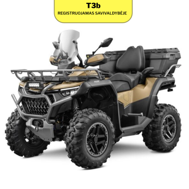 CFMOTO CFORCE 1000 OVERLAND G3 keturratis T3, dykumos smėlis