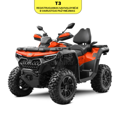 CFMOTO CFORCE 850 Touring Standard G3 keturratis T3b, oranžinė CFMOTO CFORCE 850 Touring Standard G3 keturratis T3b, oranžinė