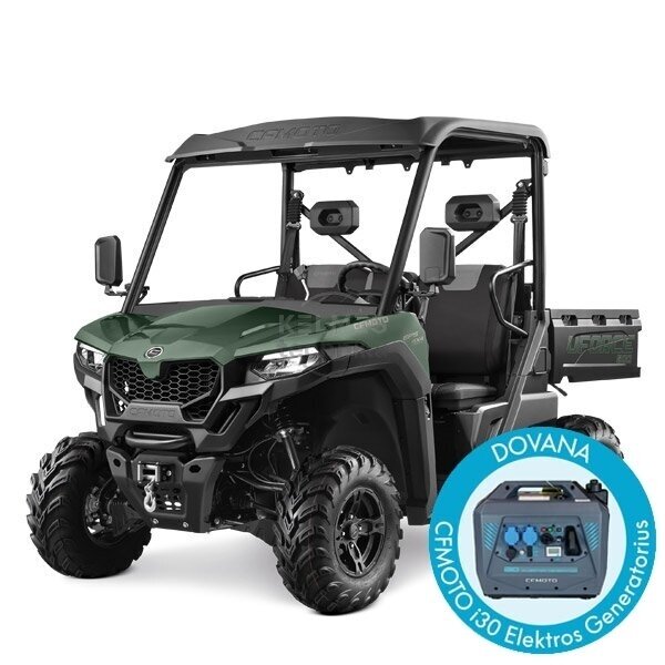 CFMOTO UFORCE 600 EPS Bagis T1b (mini traktorius) Tactical green CFMOTO UFORCE 600 EPS Bagis T1b (mini traktorius) Tactical green