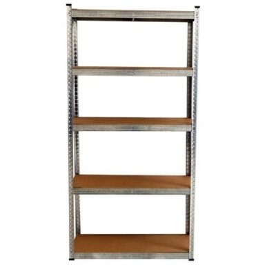 Cinkuota sandėliavimo lentyna PROMOREX, 5 lentynos, 275kg, 900x400x1800mm