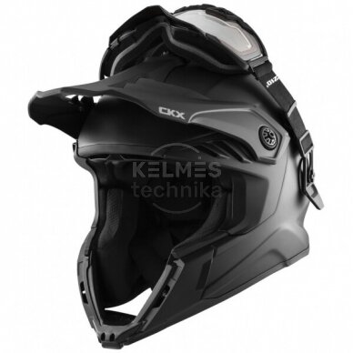 CKX TITAN Airflow Matt Black šalmas su šildomu akinių stiklu 1 CKX TITAN Airflow Matt Black šalmas su šildomu akinių stiklu 1