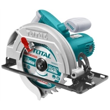 Diskinis pjūklas TOTAL, 1400 W, 185 mm, pjovimo gylis 65 mm, TS1141856