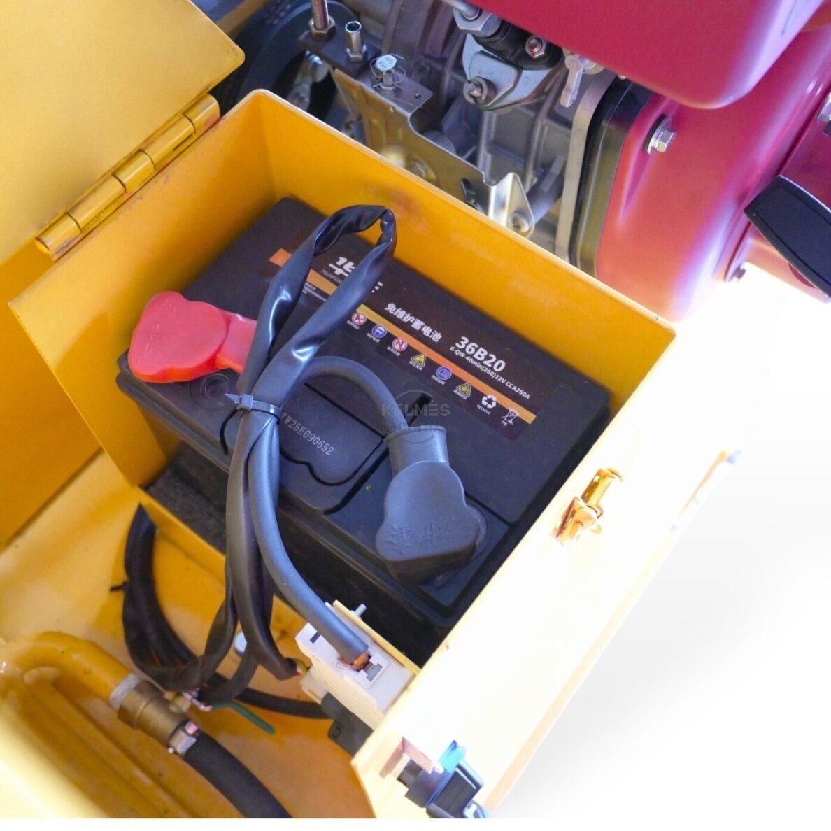 Dyzelinis Vibrovolas YH-YLS600B, dviejų volų 8 Dyzelinis Vibrovolas YH-YLS600B, dviejų volų 8