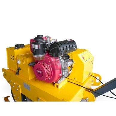 Dyzelinis Vibrovolas YH-YLS600B, dviejų volų 12 Dyzelinis Vibrovolas YH-YLS600B, dviejų volų 12
