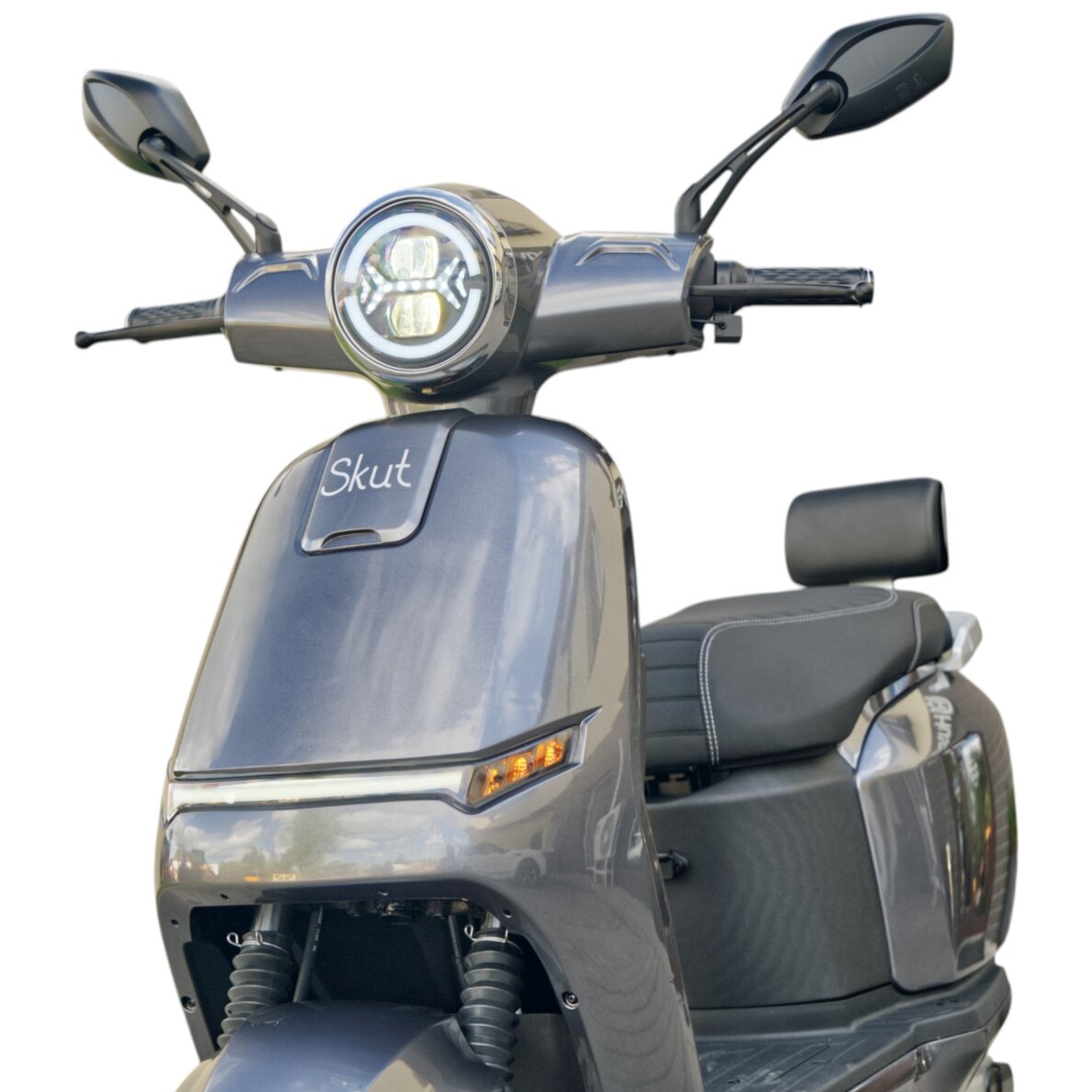 SKUT CL-2W | Elektrinis skuteris, motoroleris (Pilkas) 13