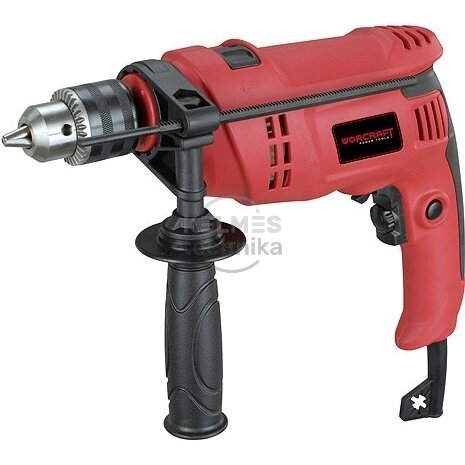 Elektrinis smūginis gręžtuvas WORCRAFT 800 W (1,5–13 mm) Elektrinis smūginis gręžtuvas WORCRAFT 800 W (1,5–13 mm)