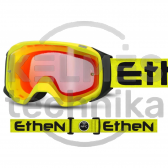 ETHEN 06 GP Motokrosiniai akiniai GELTONA/JUODA, GP0606
