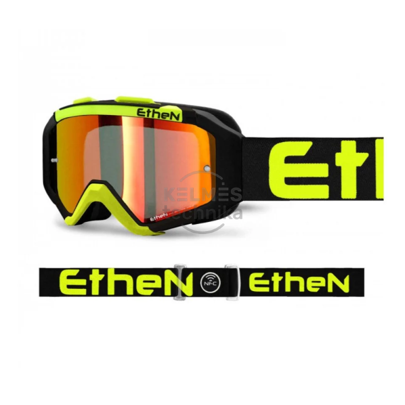 ETHEN 05R Motokroso akiniai JUODA GELTONAS LOGO, MX05101 ETHEN 05R Motokroso akiniai JUODA GELTONAS LOGO, MX05101