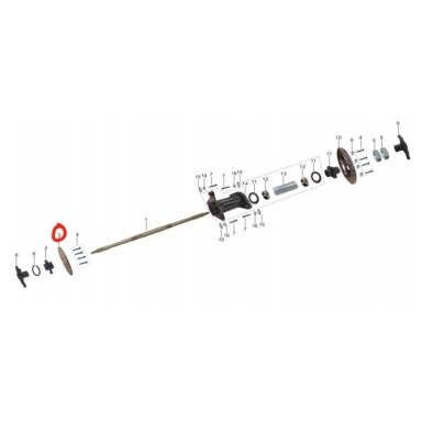 Galinė žvaiždė Kayo A180/AU180 205001-0024 Nr.3