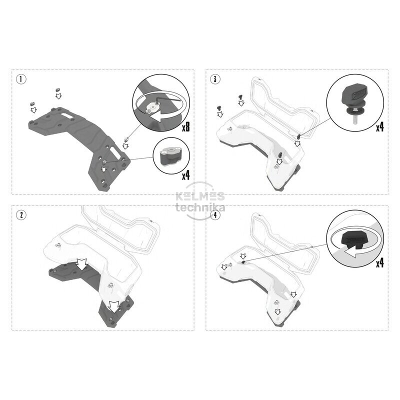 Galinė daiktadėžė ATV box CFMOTO 850/1000 G3 2024+ 3 Galinė daiktadėžė ATV box CFMOTO 850/1000 G3 2024+ 3
