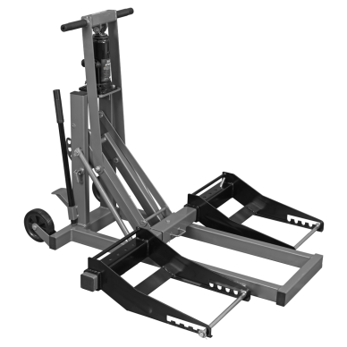Hidraulinis sodo traktoriuko keltuvas (priekio) 340kg Hidraulinis sodo traktoriuko keltuvas (priekio) 340kg