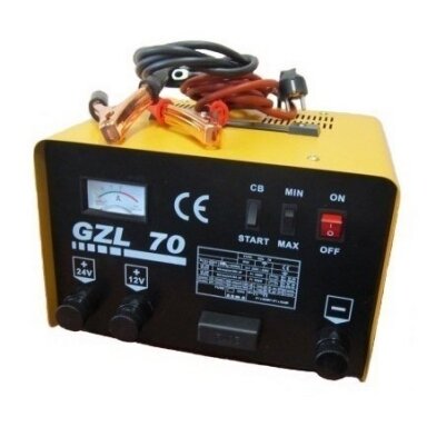 Įkroviklis - paleidėjas akumuliatoriui 12/24V 180A 500Ah, GZL70 Įkroviklis - paleidėjas akumuliatoriui 12/24V 180A 500Ah, GZL70