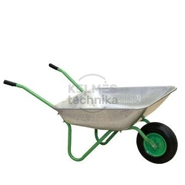 Karutis HERVIN GARDEN, 60 l, 80 kg, pripučiamas ratas 3,5-6,00, spl. žalia, LUT60 1