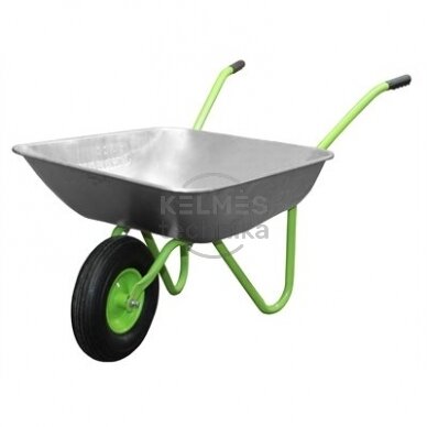 Karutis HERVIN GARDEN, 60 l, 80 kg, pripučiamas ratas 3,5-6,00, spl. žalia, LUT60