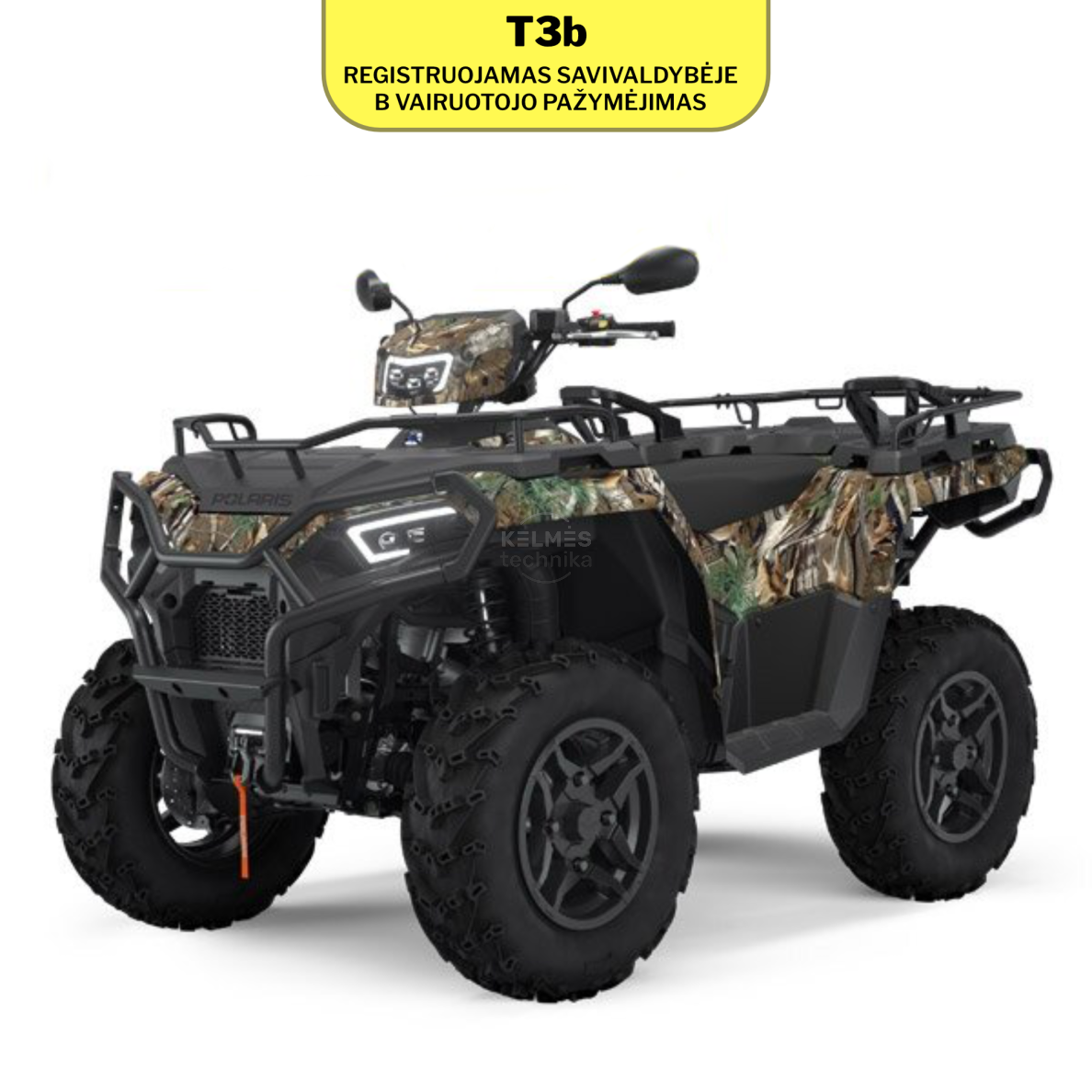 Keturratis Polaris Sportsman 570 EFI 4x4 EPS Hunter SE - Pursuit Camo 2025 (Ratinis traktorius) T3b