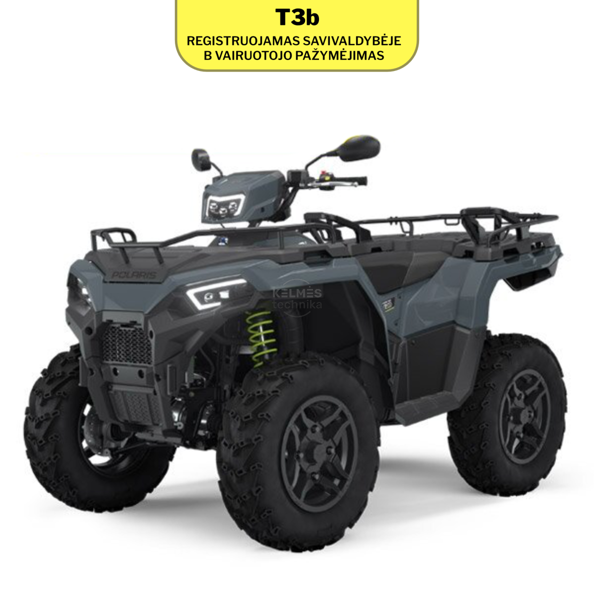 Keturratis Polaris Sportsman 570 EFI 4x4 EPS Stealth Grey 2025 (Ratinis traktorius) T3b Keturratis Polaris Sportsman 570 EFI 4x4 EPS Stealth Grey 2025 (Ratinis traktorius) T3b